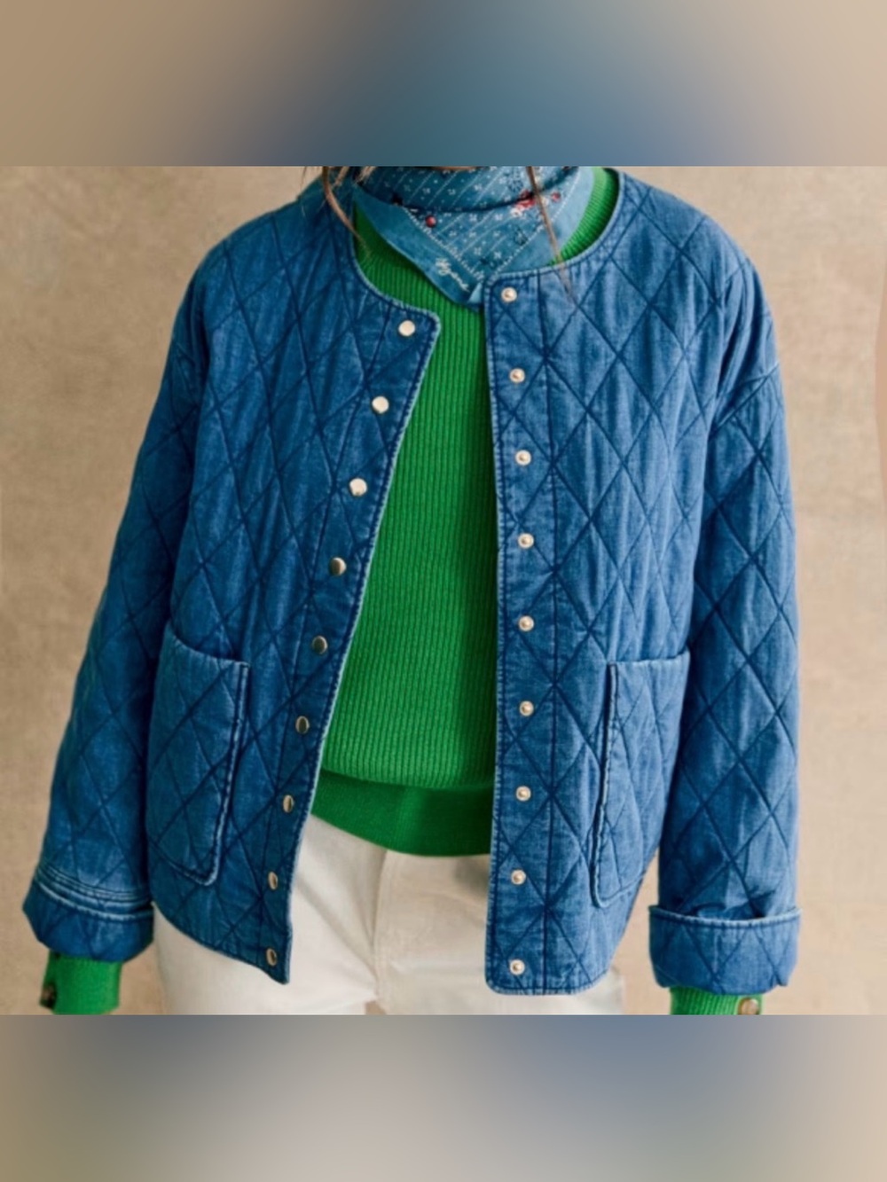 NWT Sezane Dakota Denim Jacket
